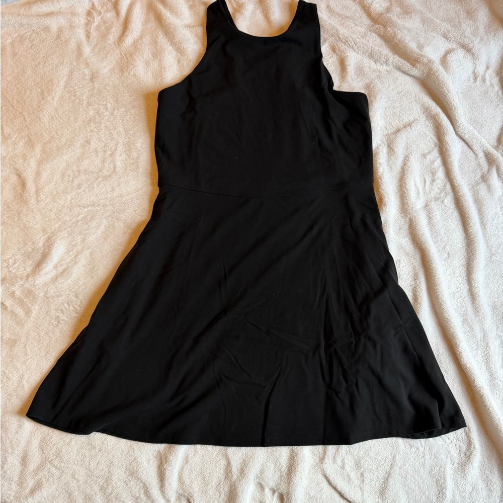 Athleta Conscious Black Dress Size L